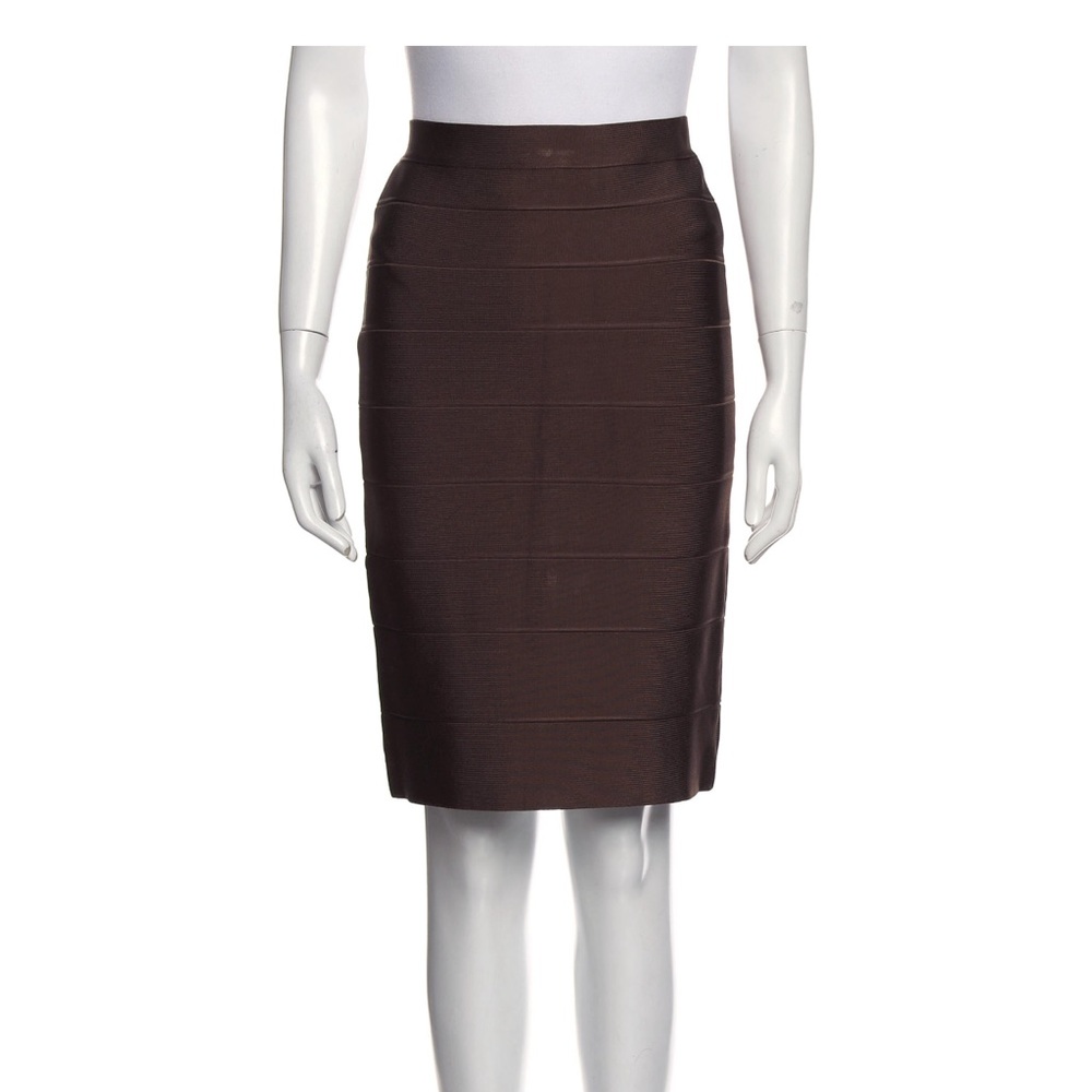 Authentic Herve Leger knee-length skirt S